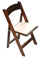 Rental store for Chair - Garden, Fruitwood w  off wht pad in Plymouth MA