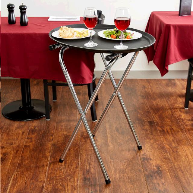 Rental store for BLACK NON-SKID LARGE OVAL SERVING TRAY in Plymouth MA