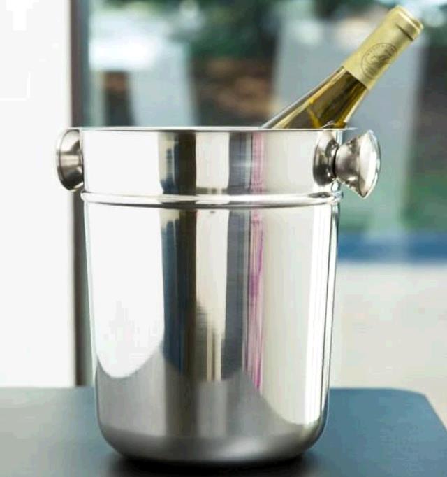 Rental store for 9  Stainless Wine Champagne Bucket - 8qt in Plymouth MA