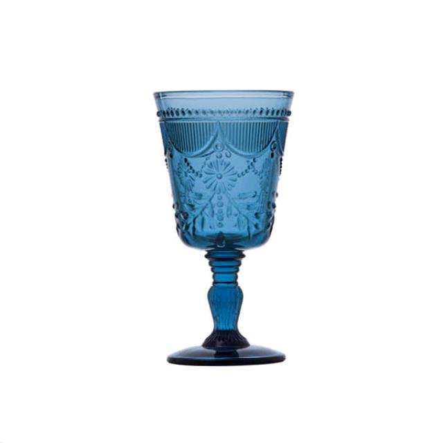 Rental store for Glass - Goblet,Debutante Cornflower Blue in Plymouth MA