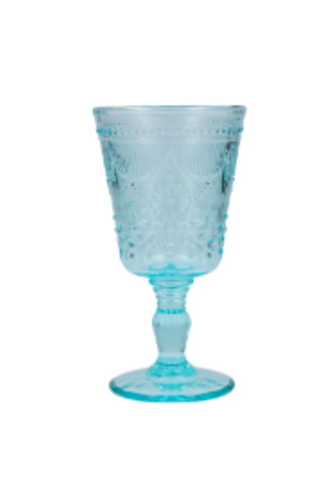 Rental store for Glass - Goblet, Debutante Pool Blue in Plymouth MA