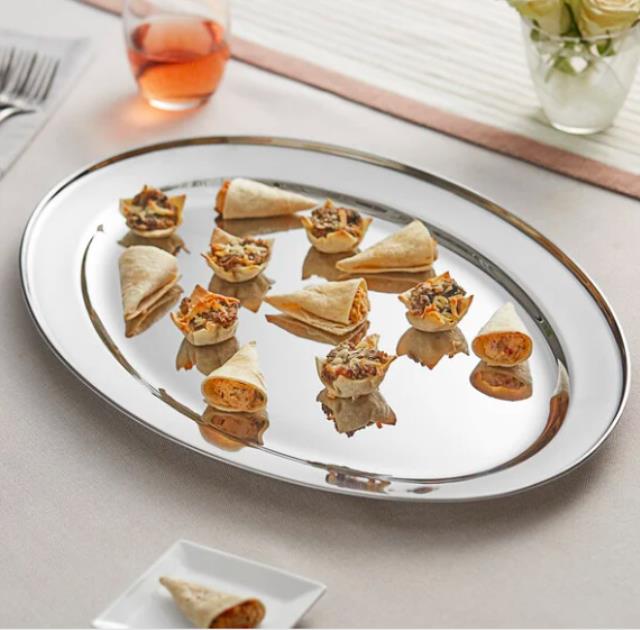 Rental store for 13 3 4  X 20  STAINLESS STEEL OVAL PLATT in Plymouth MA