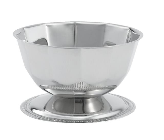 Rental store for 16 OZ. PANELED STAINLESS STEEL BOWL in Plymouth MA