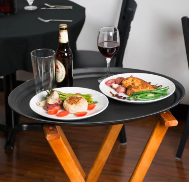 Rental store for BLACK NON-SKID SMALL SERVING TRAY in Plymouth MA