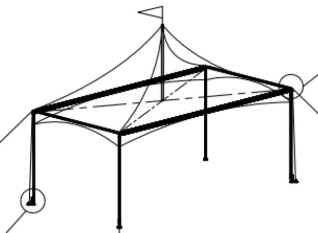 Rental store for FRAME TENT 10X20 HIGH PEAK in Plymouth MA