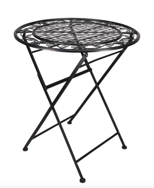 Rental store for Table-Rustic Matte Black Barcelona Bistr in Plymouth MA