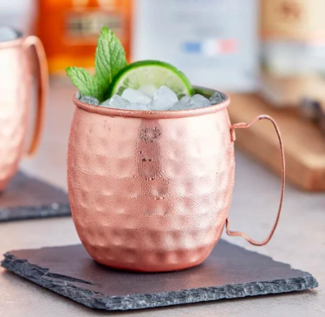 Rental store for GLASS - HAMMERED COPPER MULE 16 OUNCE in Plymouth MA