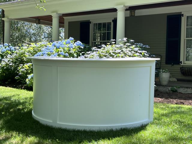 Rental store for CURVED, PANELED BAR WHITE in Plymouth MA