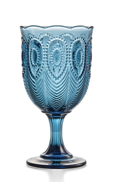 Rental store for Glass - Eliza Indigo Goblet in Plymouth MA