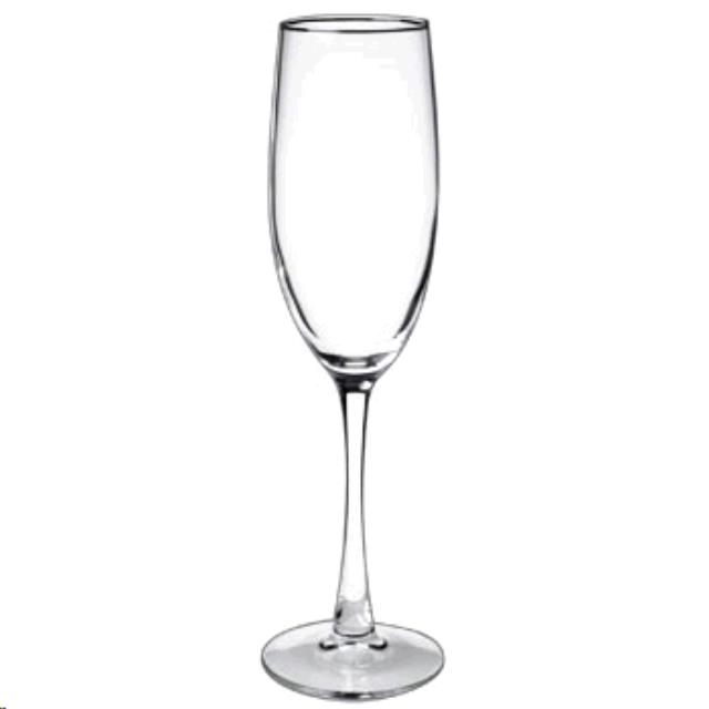 Rental store for Glass - Champagne Flute, 6oz in Plymouth MA